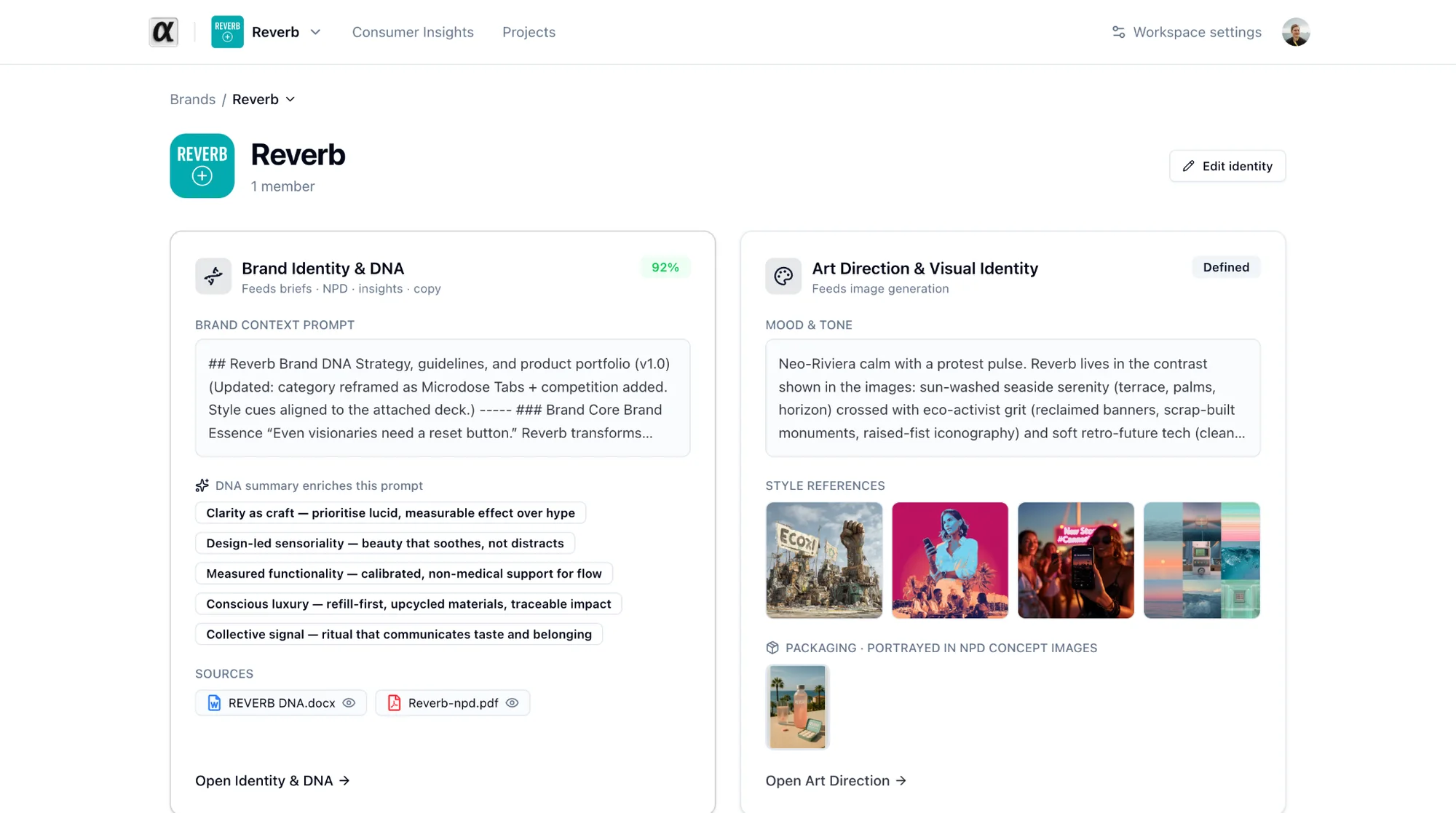 The brand hub