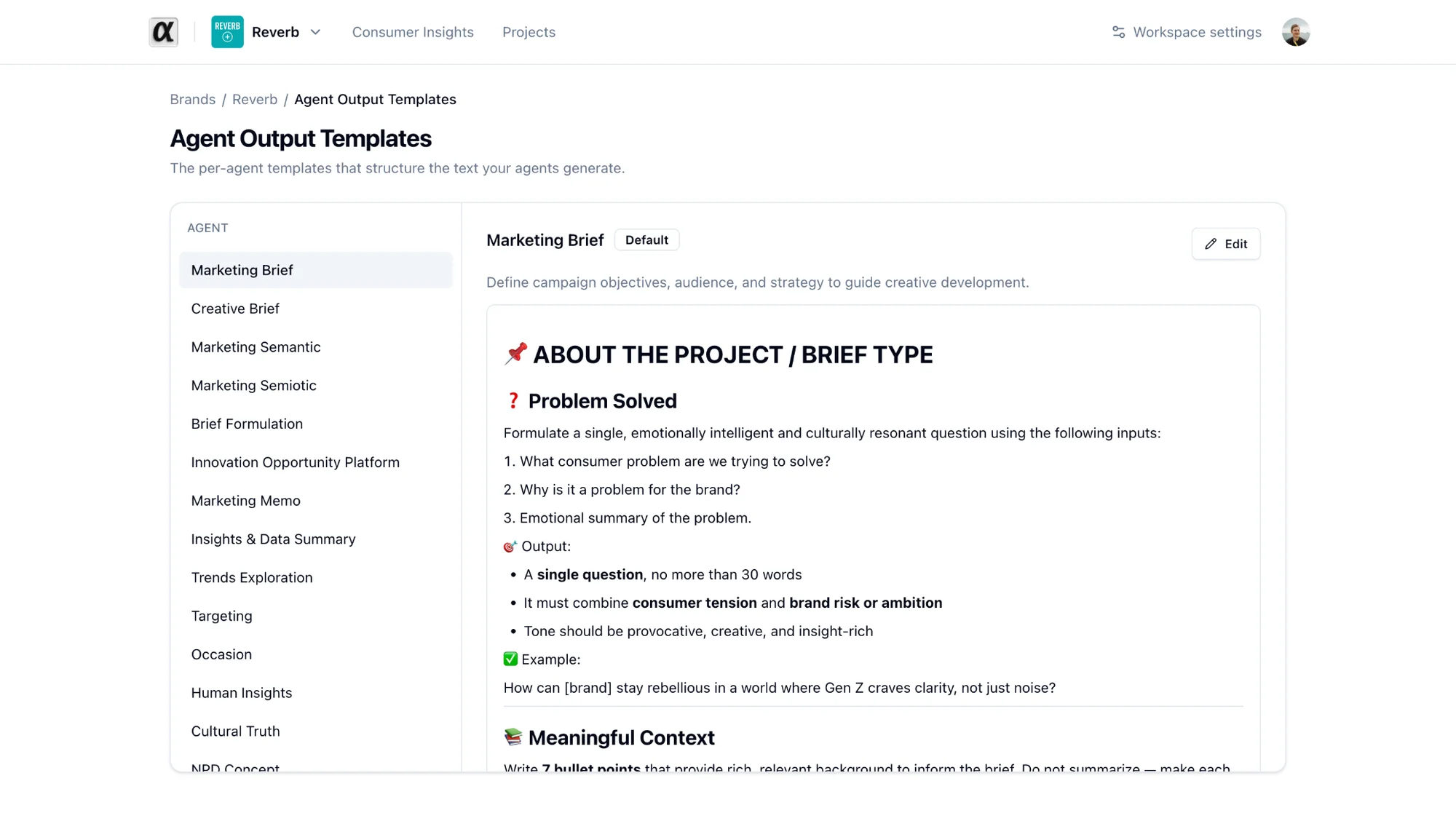 Agent Output Templates